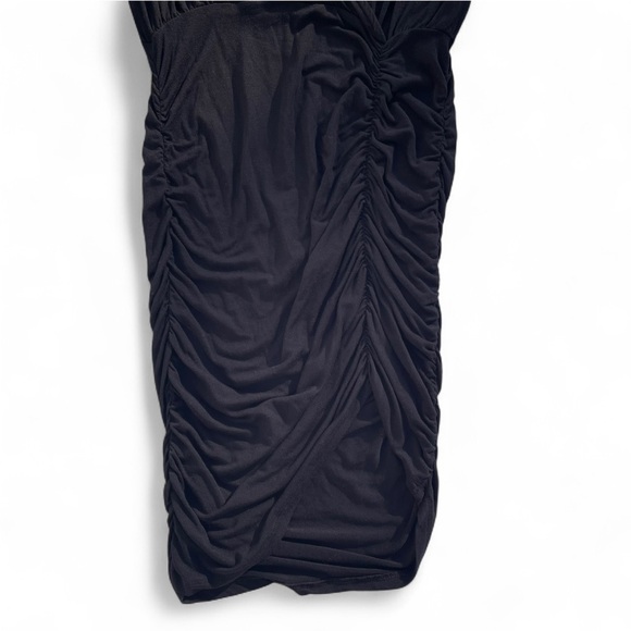 NWOT Express x Olivia Culpo Asymmetrical Surplice Sheath Dress - S - Picture 4 of 6